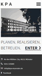 Mobile Screenshot of kpa-muenster.de